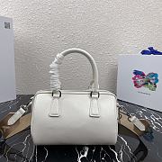 PRADA | White Saffiano top-handle bag - 1BB846 - 20 x 11 x 11.5 cm - 4