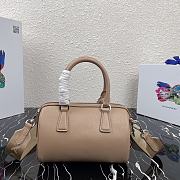 PRADA | Beige Saffiano top-handle bag - 1BB846 - 20 x 11 x 11.5 cm - 3