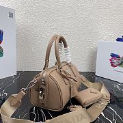 PRADA | Beige Saffiano top-handle bag - 1BB846 - 20 x 11 x 11.5 cm - 4