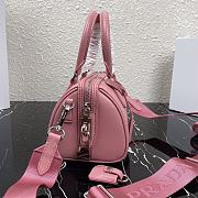 PRADA | Pink Saffiano top-handle bag - 1BB846 - 20 x 11 x 11.5 cm - 6