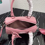 PRADA | Pink Saffiano top-handle bag - 1BB846 - 20 x 11 x 11.5 cm - 4