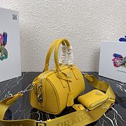 PRADA | Yellow Saffiano top-handle bag - 1BB846 - 20 x 11 x 11.5 cm - 5