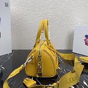 PRADA | Yellow Saffiano top-handle bag - 1BB846 - 20 x 11 x 11.5 cm - 2