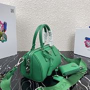 PRADA | Green Saffiano top-handle bag - 1BB846 - 20 x 11 x 11.5 cm - 6