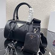 PRADA | Black Saffiano top-handle bag - 1BB846 - 20 x 11 x 11.5 cm - 3