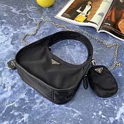 Prada | Re-edition 1995 Black Nylon Bag - 1BC114 - 18 x 25 x 8.5 cm  - 4