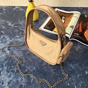 Prada | Re-edition 1995 Beige Nylon Bag - 1BC114 - 18 x 25 x 8.5 cm  - 5