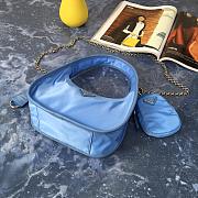 Prada | Re-edition 1995 Blue Nylon Bag - 1BC114 - 18 x 25 x 8.5 cm  - 5