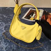 Prada | Re-edition 1995 Yellow Nylon Bag - 1BC114 - 18 x 25 x 8.5 cm  - 1