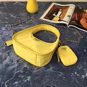 Prada | Re-edition 1995 Yellow Nylon Bag - 1BC114 - 18 x 25 x 8.5 cm  - 4