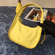 Prada | Re-edition 1995 Yellow Nylon Bag - 1BC114 - 18 x 25 x 8.5 cm  - 6