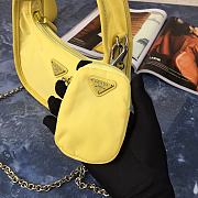 Prada | Re-edition 1995 Yellow Nylon Bag - 1BC114 - 18 x 25 x 8.5 cm  - 5