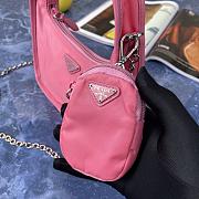 Prada | Re-edition 1995 Pink Nylon Bag - 1BC114 - 18 x 25 x 8.5 cm  - 4