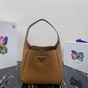 Prada Leather Brown Handbag - 1BC127 - 23 x 21 x 13 cm