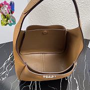 Prada Leather Brown Handbag - 1BC127 - 23 x 21 x 13 cm - 3
