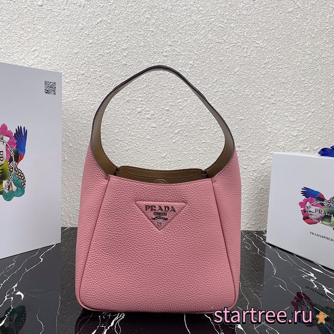 Prada Leather Pink Handbag - 1BC127 - 23 x 21 x 13 cm - 1