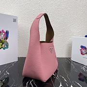 Prada Leather Pink Handbag - 1BC127 - 23 x 21 x 13 cm - 5