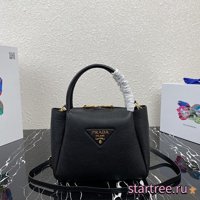 PRADA | Small leather handbag - 1BC145 - 23 x 21 x 10 cm - 1