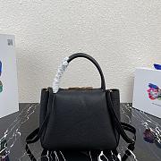 PRADA | Small leather handbag - 1BC145 - 23 x 21 x 10 cm - 4