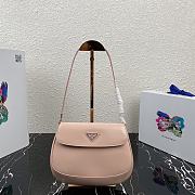 PRADA | Prada Cleo Pink brushed leather bag - 1BD311 - 23 x 21 x 10 cm - 1