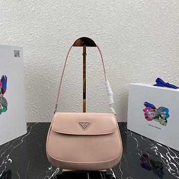 PRADA | Prada Cleo Pink brushed leather bag - 1BD311 - 23 x 21 x 10 cm