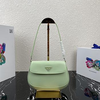 PRADA | Prada Cleo Mint brushed leather bag - 1BD311 - 23 x 21 x 10 cm