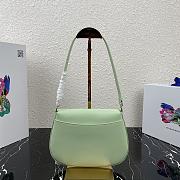 PRADA | Prada Cleo Mint brushed leather bag - 1BD311 - 23 x 21 x 10 cm - 4