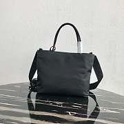 Prada | Black Tesuto Shopping Nylon Tote Bag - 1BG320 - 25 x 23.5 x 8 cm - 6