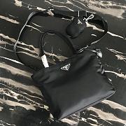 Prada | Black Tesuto Shopping Nylon Tote Bag - 1BG320 - 25 x 23.5 x 8 cm - 4