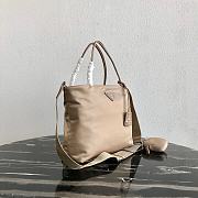 Prada | Beige Tesuto Shopping Nylon Tote Bag - 1BG320 - 25 x 23.5 x 8 cm - 2