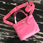 Prada | Pink Tesuto Shopping Nylon Tote Bag - 1BG320 - 25 x 23.5 x 8 cm - 3