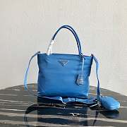 Prada | Blue Tesuto Shopping Nylon Tote Bag - 1BG320 - 25 x 23.5 x 8 cm - 1