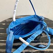 Prada | Blue Tesuto Shopping Nylon Tote Bag - 1BG320 - 25 x 23.5 x 8 cm - 4