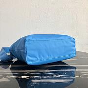 Prada | Blue Tesuto Shopping Nylon Tote Bag - 1BG320 - 25 x 23.5 x 8 cm - 3