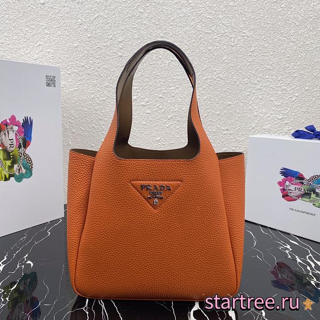 Prada | Orange Dynamique handbag - 1BG335 - 25 x 21.5 x 14 cm - 1