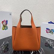 Prada | Orange Dynamique handbag - 1BG335 - 25 x 21.5 x 14 cm - 4