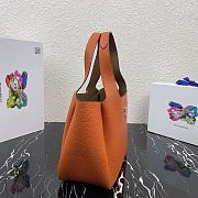 Prada | Orange Dynamique handbag - 1BG335 - 25 x 21.5 x 14 cm - 5