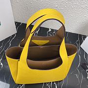 Prada | Yellow Dynamique handbag - 1BG335 - 25 x 21.5 x 14 cm - 5