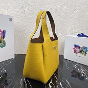 Prada | Yellow Dynamique handbag - 1BG335 - 25 x 21.5 x 14 cm - 6