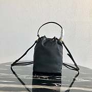 PRADA | Black Nylon Duet Shoulder Bag - 1BH038 - 23 × 18 × 12 cm - 6