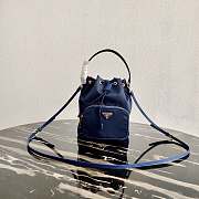 PRADA | Blue Nylon Duet Shoulder Bag - 1BH038 - 23 × 18 × 12 cm - 1