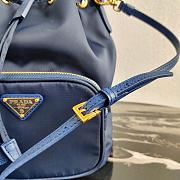 PRADA | Blue Nylon Duet Shoulder Bag - 1BH038 - 23 × 18 × 12 cm - 3