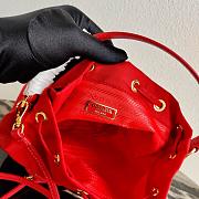 PRADA | Red Nylon Duet Shoulder Bag - 1BH038 - 23 × 18 × 12 cm - 4