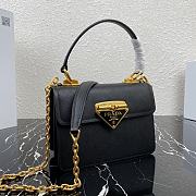 PRADA | Black Saffiano Symbole Bag - 1BN021 - 20 × 15 × 5 cm - 4