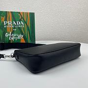 PRADA | Black Nylon and Saffiano Bag - 2VH113 - 24 x 18.5 x 6 cm - 5