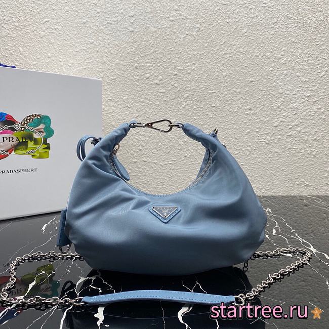 PRADA | Re-Edition 2006 nylon blue bag - 1BH172 - 24 x 16 x 7 cm - 1