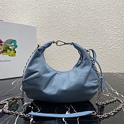 PRADA | Re-Edition 2006 nylon blue bag - 1BH172 - 24 x 16 x 7 cm - 6