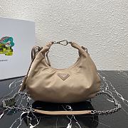PRADA | Re-Edition 2006 nylon beige bag - 1BH172 - 24 x 16 x 7 cm - 1