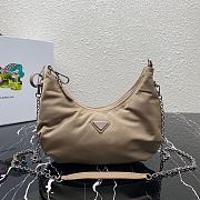 PRADA | Re-Edition 2006 nylon beige bag - 1BH172 - 24 x 16 x 7 cm - 5