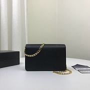 PRADA | Black Saffiano shoulder bag - 1BP006 - 18 x 11.5 x 3 cm - 3